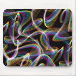 rainbow glowstick lightpainting : mouse pad