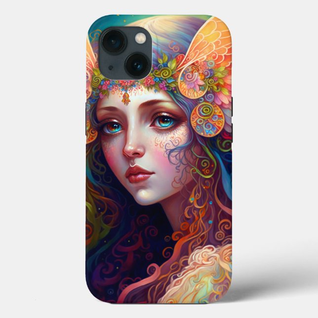 Rainbow Goddess Fantasy Art Case-Mate iPhone Case (Back)