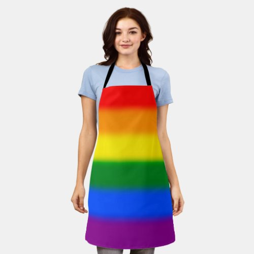 Rainbow Gradient Apron