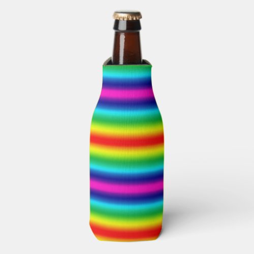 Rainbow gradient  bottle cooler