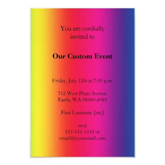 Rainbow Gradient Card