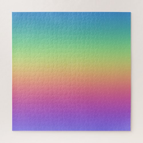 Rainbow Gradient Challenging Jigsaw Puzzle
