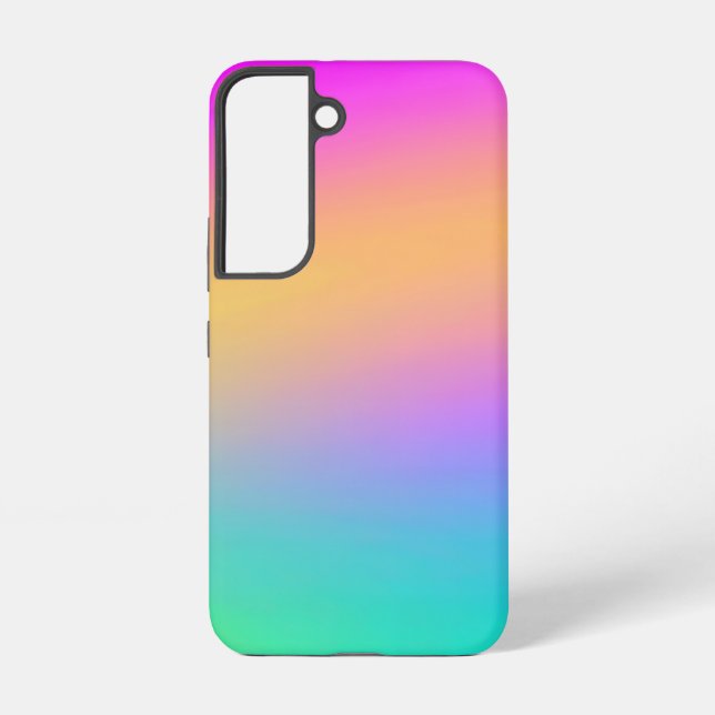 Rainbow Gradient Colorful Samsung Galaxy Case (Back)