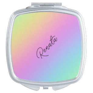 Rainbow Gradient Compact Mirror