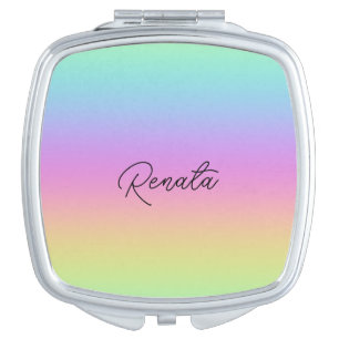 Rainbow Gradient Compact Mirror