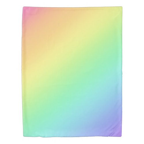 Rainbow Gradient Duvet Cover