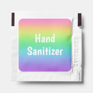 Rainbow Gradient Hand Sanitizer Packet