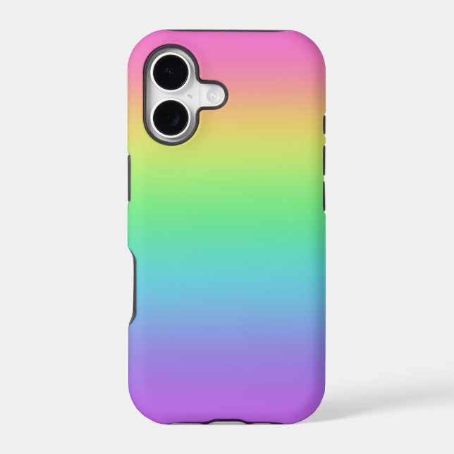 Rainbow Gradient Iphone Case (Back)