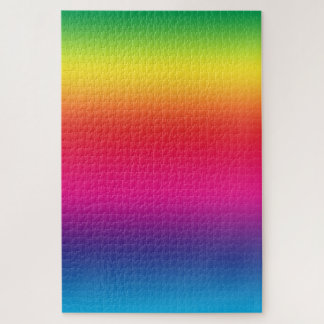 Rainbow Gradient Jigsaw Puzzle