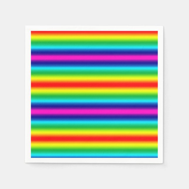 Rainbow gradient. napkins (Front)