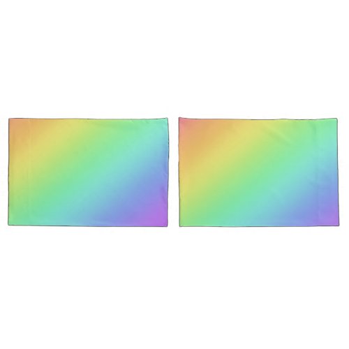 Rainbow Gradient Pillowcases