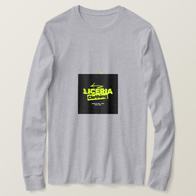  Rainbow Gradient Pocket Design Long  T-Shirt (Design Front)