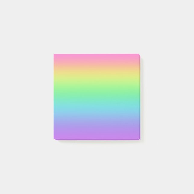 Rainbow Gradient Post-it Notes (Front)
