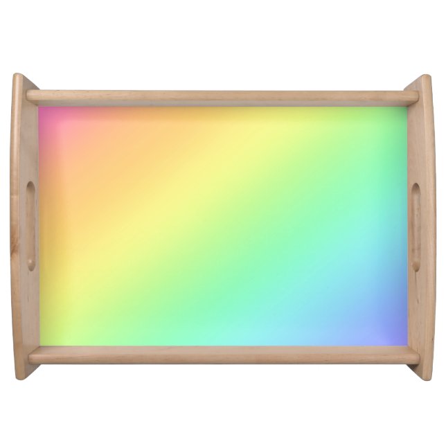 Rainbow Gradient Serving Tray (Front)