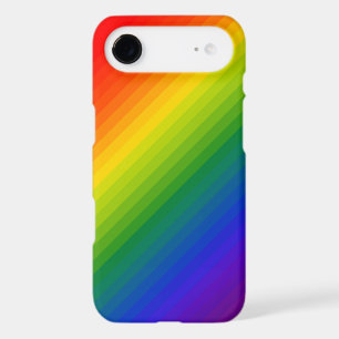 Rainbow Gradient Striped iPhone 17 Air Case