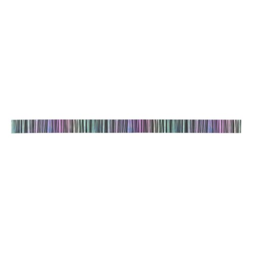 rainbow gradient stripes on black  satin ribbon