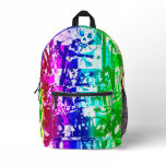 Rainbow Graffiti School Bag