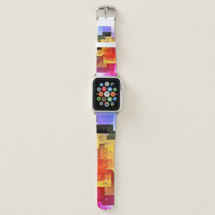 Rainbow Graphic Apple Watch Band
