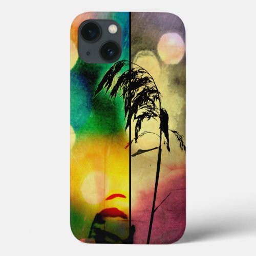 Rainbow Grass Drama iPhone 13 Case