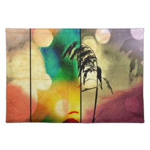 Rainbow Grass Drama Cloth Placemat