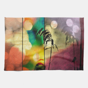 Rainbow Grass Drama Towel
