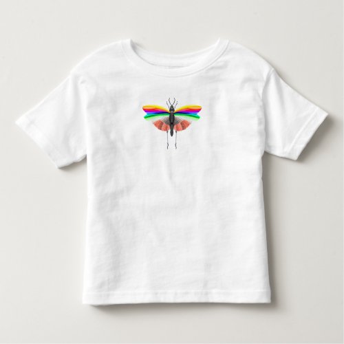 Rainbow Grasshopper Toddler T_shirt