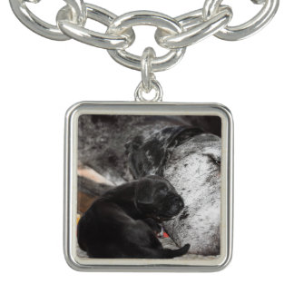 Rainbow Great Dane Bracelet