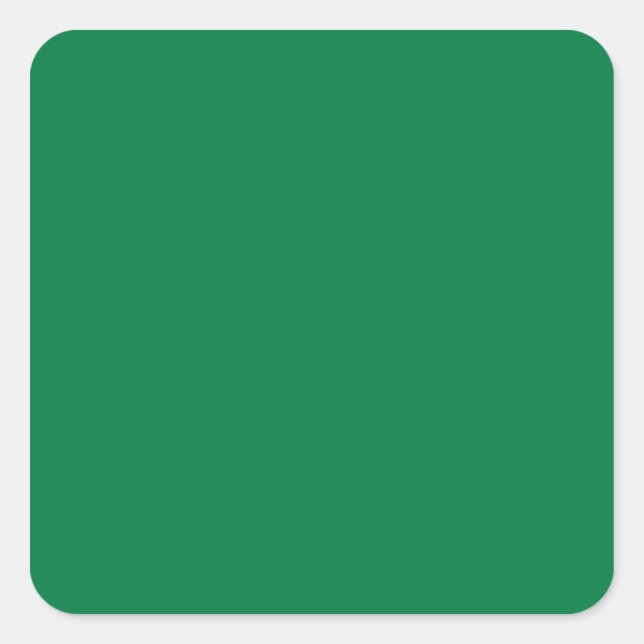 Rainbow Green Square Sticker (Front)