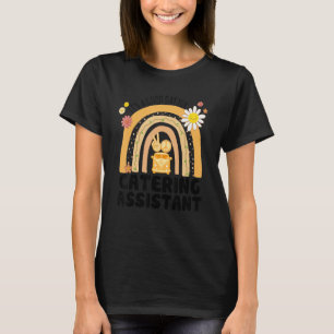 Rainbow Groovy Peace Catering Assistant Vintage T-Shirt