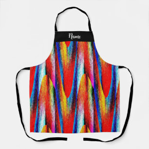 Rainbow Grunge Apron