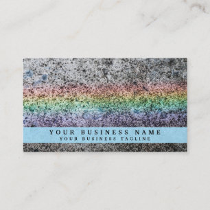 Rainbow Grunge Business Card