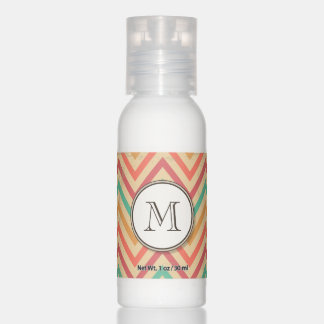 Rainbow Grunge Zigzag Chevron Stripes Hand Lotion