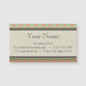 Rainbow Grunge Zigzag Chevrons (Front)