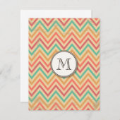 Rainbow Grunge Zigzag Chevrons (Front/Back)