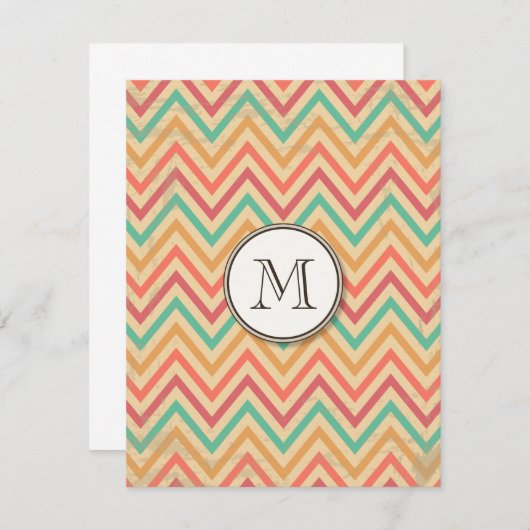 Rainbow Grunge Zigzag Chevrons (Front/Back)