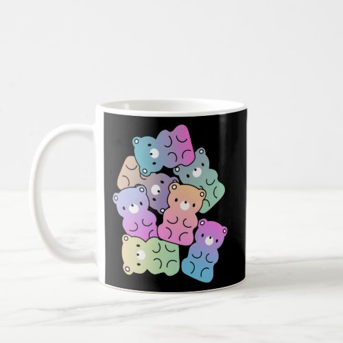Rainbow Gummy Bear Kawaii Aesthetic Ns Coffee Mug
