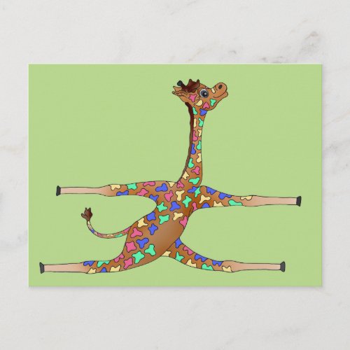Rainbow Gymnastics by The Happy Juul Company Postcard