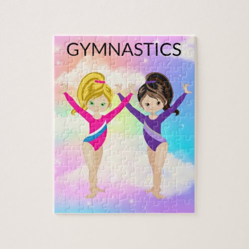 RAINBOW GYMNASTICS GYMNASTS PUZZLE 