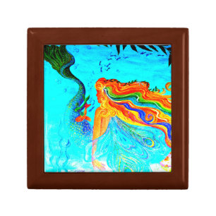 Rainbow-haired mermaid Thunder_Cove Gift Box