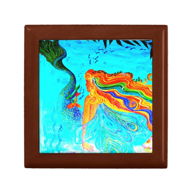 Rainbow-haired mermaid Thunder_Cove Gift Box (Front)