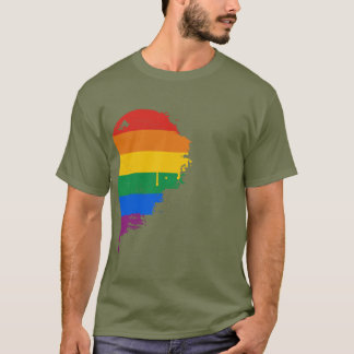 RAINBOW HALF HEART RIGHT -.png T-Shirt