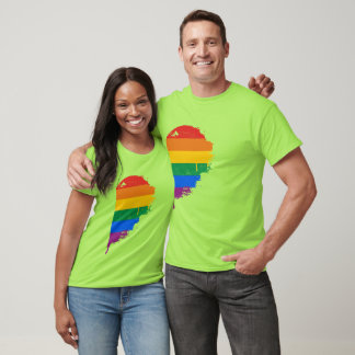 RAINBOW HALF HEART RIGHT -.png T-Shirt