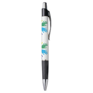 Rainbow hands pen
