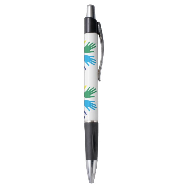 Rainbow hands pen (Bottom (Vertical))
