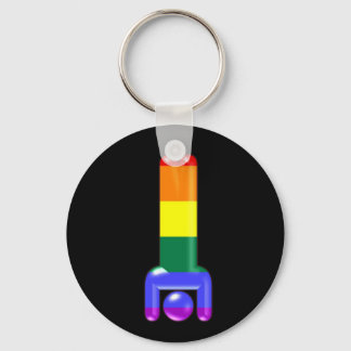 Rainbow Handstand Keychain