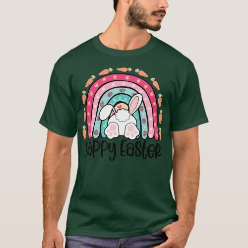 Rainbow Happy Easter  T_Shirt