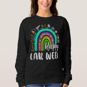 Rainbow Happy Lab Week 2022 Medical Laboratory Lab Sweatshirt
