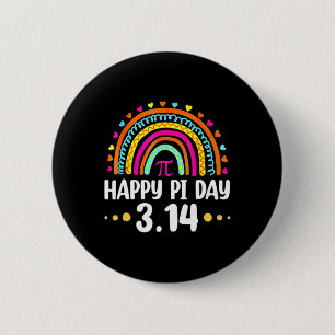Rainbow Happy Pi Day 3 14 2025 Pi Symbol Math Love Button