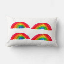 Rainbow Happy Pillow