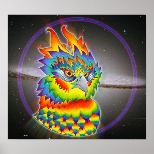 Rainbow Harpy Poster (Front)